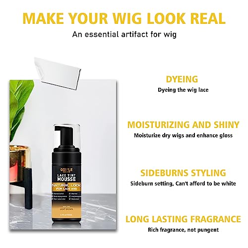 Perfectly Blend Your Lace with Lace Tint Hair Mousse - Premium Melt Set for Natural-Looking Wigs