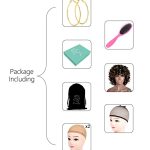 ELIM Natural Chic Mixed Brown Kinky Curly Wig with Bangs - Perfect Short Afro Soft Wig for Stunning Everyday Looks and Special Occasions