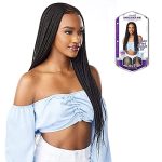 Experience Natural Elegance with Sensationnel Cloud9 4x5 Braided Wig - Virtually Undetectable HD Lace & High Quality Fiber