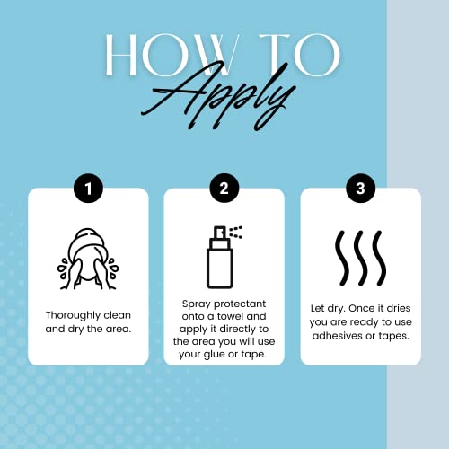 The Hair Diagram - Bold Hold Skin Protectant: Sensitive Scalp Protector for Lace Wig Glues, Tapes, and Hair Adhesives - Sweat Shield and Scalp Care