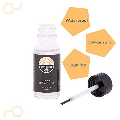 Sunshine Bond Thin Silicone Hair Replacement Adhesive - Extended Hold for Poly and Lace Hairpiece - 3-4 Weeks