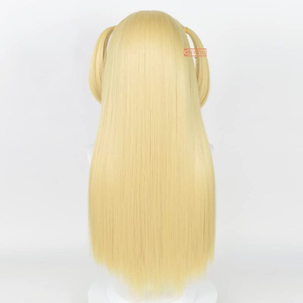 Transform into Misa Amane with Long Blonde Cosplay Wig – Perfect for Halloween and Costume Events