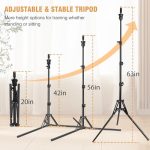 Hairdressing Skills with the Adjustable Wig Head Stand Tripod - Ideal for Training and Display