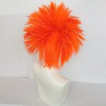ANOGOL Orange Crazy Wig for Kids - Unique Spiky Design for Memorable Anime Cosplay