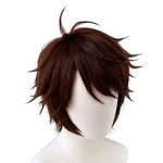 Cosplay with JoneTing's Brown Wig for Men - Perfect for Anime Parties and Halloween Costume Transformations