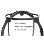 2PCS Portable Wig Stand: Durable Design for Wig Enthusiasts On the Go