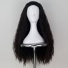 Transform Your Look with Unisex 80cm Long Curly Dark Brown Wig - Ideal for Halloween and Cosplay