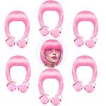 Party in Pink: Unleash Fun with 10-Piece Pink Wig and Sunglass Set – The Ultimate Bachelorette Bash Essentials