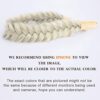 DIGUAN's Messy Wide 2 Strands Synthetic Braided Headband - Beauty Accessory in Light Ash Blonde, Perfect for Effortless Style