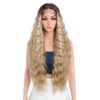 JOEDIR LUX Deep Wave Wigs - 30 Inch Synthetic Lace Front Wigs for Black Women with Pre-Plucked 150% Density