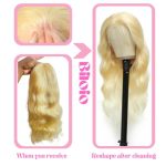 Effortless Elegance Collection: 613 Blonde Glueless Body Wave Lace Front Wigs – Instant Glam for Beginners (20 Inch)