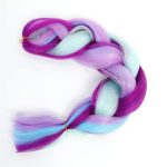 Colorful Braiding Hair Extensions – Stand Out with 24-Inch Rainbow Jumbo Braids
