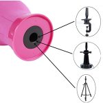 Wig Mastery with the 23 Inch Pink Canvas Wig Head: Professional Design and Versatile Stand