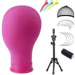 Wig Mastery with the 23 Inch Pink Canvas Wig Head