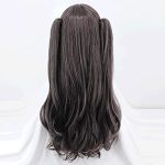 Dark Brown Cosplay Wig – Long Wavy Locks with Ponytails for the Ultimate Costume Party