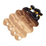 12A Grade Ombre Brazilian Body Wave Hair – Stunning T1B/30/27 Color for Effortless Elegance