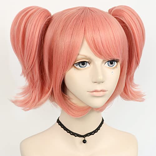 ink Cosplay Wig Featuring Double Ponytails – Perfect for Anime Cosplay and Halloween Parties