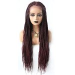 Full Soft Lace Front Box Braided Cornrow Wig