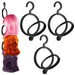 Wig Hanger Set - 3 Pack Hanging Wig Stands for Display, Storage, and Styling, Portable and Space-Saving Wig Holders to Keep Your Wigs in Perfect Shape