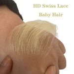 HD Swiss Lace Front Wigs - Reusable, Pre-Plucked, Baby Hair, Brazilian Human Virgin Hair - More Natural Hairline for Women