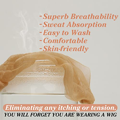 Unlock Seamless Elegance with Skinlike HD Wig Cap - 4 Pieces for Lace Front Wigs, Ultimate Comfort and Invisible Beauty