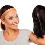 Dark Brown Silicone Grip Wig Bands 2-Pack - Adjustable, Non-Slip, Seamless Headband for Wigs - Strong Hold for Sports, Yoga, and Daily Wear