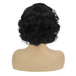 Transform Your Look with Short Curly Black Wig - Ideal for Costume, Cosplay, and Daily Glam