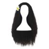 Transform Your Look with Unisex 80cm Long Curly Dark