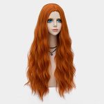 Probeauty's Ginger Wig: Long, Curly, and Heat-Resistant for Effortless Halloween Costume Glam