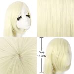 Anime Costume Long Straight Cosplay Wig in Stunning Light Blonde - Unleash Your Inner Character with 40 Inches of Glamorous Hair