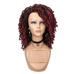 Short Dreadlock Wigs: Embrace Your Unique Style with Afro Twisted Burgundy Curly Dreadlocks