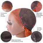 88J Ginger Color Lace Front Wigs - 22 Inch Body Wave Wig, 13x4 Glueless Pre Plucked Remy Human Hair Wig with Baby Hair for a Fashionable Fall Look