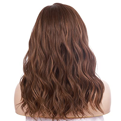 Onedor 20Inch Kanekalon Futura Synthetic Hair Wavy Lace Front Long Wigs