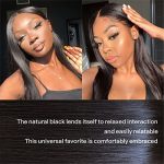 26-Inch Straight Lace Front Wig - Pre Plucked, Ready to Wear, Glueless 13X5X1 HD Lace Front Wig