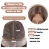 BLONDE UNICORN's Long Wavy Brown Lace Front Wig – Embrace Ombre Elegance and Comfort with Synthetic Hair and Hand-Tied Realism