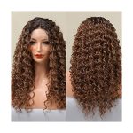 Elevate Your Beauty with CGHART Long Wavy Ombre Lace Front Wigs - High Density, Realistic, and Stunning