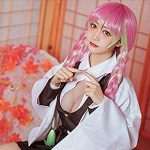 Demon Slayer Kanroji Mitsuri Wig - Vibrant Multi-color Hair Replacement Wigs for Authentic Anime Role Playing