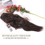 Transform Your Look with 20-Inch Chocolate Color Clip-In Hair Extensions - Ideal for Parties, Weddings, and Special Occasions
