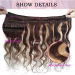 Bestsojoy Brazilian Body Wave Weave: 12A Remy Hair, P4/27 Ombre Highlights for Stunning Styles