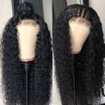 Crowning Glory Unleashed: ALLRUN 4x4 HD Lace Curly Human Hair Wig (16 Inch)