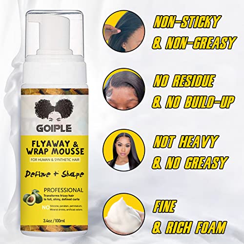 Goiple Hair Mousse: Achieve Stylish Perfection with Our Complete Styling Kit for Curly Hair and Wigs