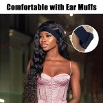 4 Pcs Pink Wig Bands with Ear Covers - Secure Your Lace Front in Style