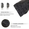LE SECRET 4Pcs Clip-in Hair Extensions – Long, Thick, and Wavy Extensions for Instant Volume