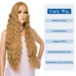 Flvaco 30'' Deep Wave Synthetic Lace Front Wig: Natural Waves, Daily Elegance, and Effortless Beauty