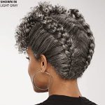 Especially Yours Zala Hand-Braided Wig – Trendy Updo Wig with Double French Braids