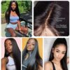 Viennois Lace Front Wigs - 10A Brazilian Human Hair, 150% Density, HD Straight Lace, Pre-Plucked Beauty with Versatile Styling Options
