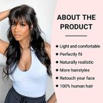 West Kiss Body Wave Wig With Bangs - 100% Virgin Human Hair for Effortless Elegance