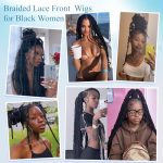 Olymei Faux Locs Wig - 40" Square Knotless Braided Lace Frontal Wig, a Time-Saving Beauty Investment