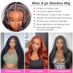 Effortless Glamour Unleashed: 26 Inch Wear and Go 5x5 HD Lace Closure Body Wave Wig - No Glue Elegance for Beginners