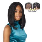 Sensationnel Cloud 9 4x4 Braided Lace Wig - Senegal Twist Bob Featuring Ultra Soft Swiss Lace